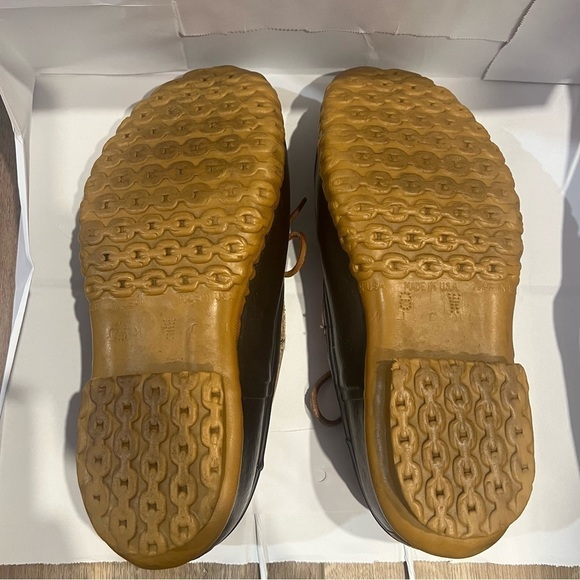 LL Bean Mens Rubber Moc Size 8 Wide main image 4